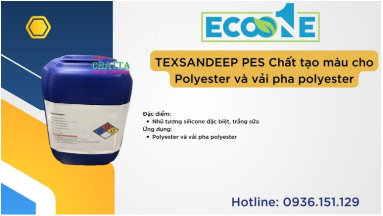 TEXSANDEEP PES Chất tạo màu cho Polyester và vải pha polyester